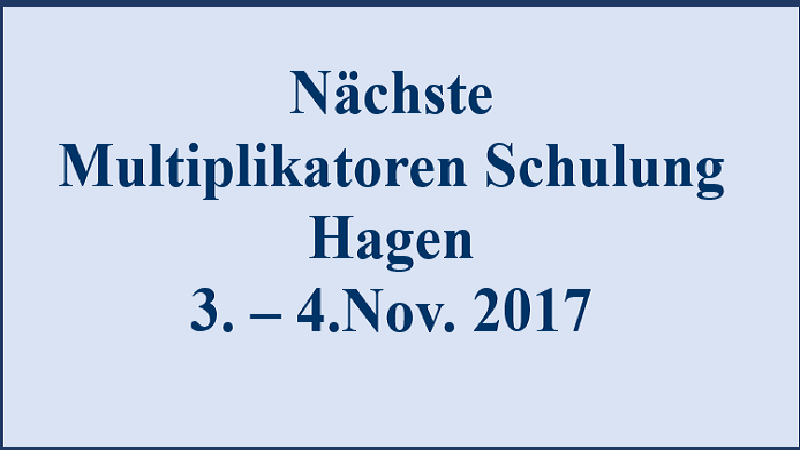 Nächste Multiplikator_innen Schulung